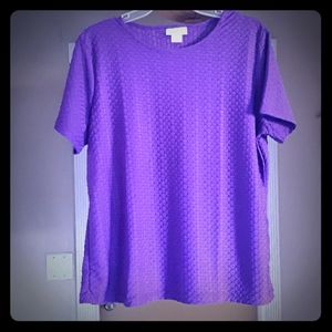 Purple top sz Large